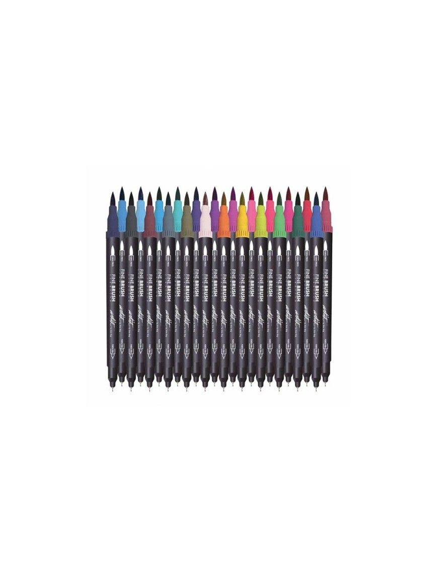 24 ROTULADORES FINE BRUSH GAMA CREATIVE 2 PUNTAS