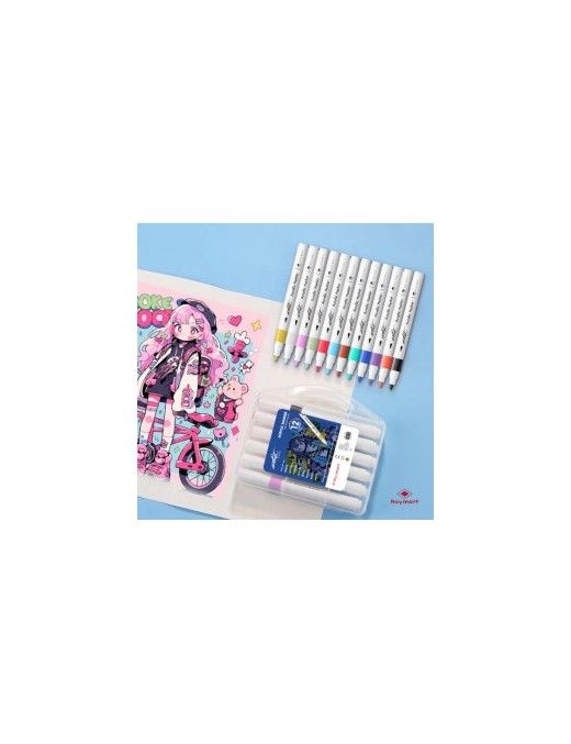 ESTUCHE MALETIN ACRILICOS PRIME PRICE 12 COLORES