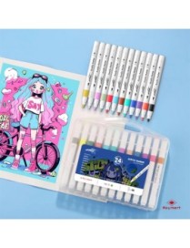 ESTUCHE MALETIN ACRILICOS PRIME PRICE 24 COLORES