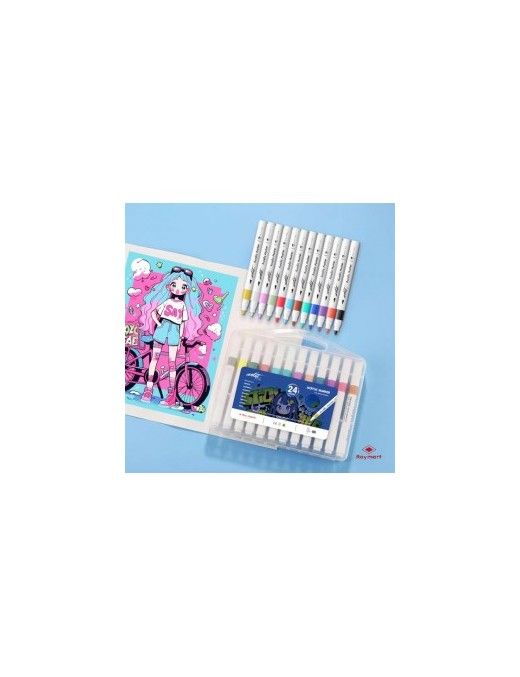 ESTUCHE MALETIN ACRILICOS PRIME PRICE 24 COLORES