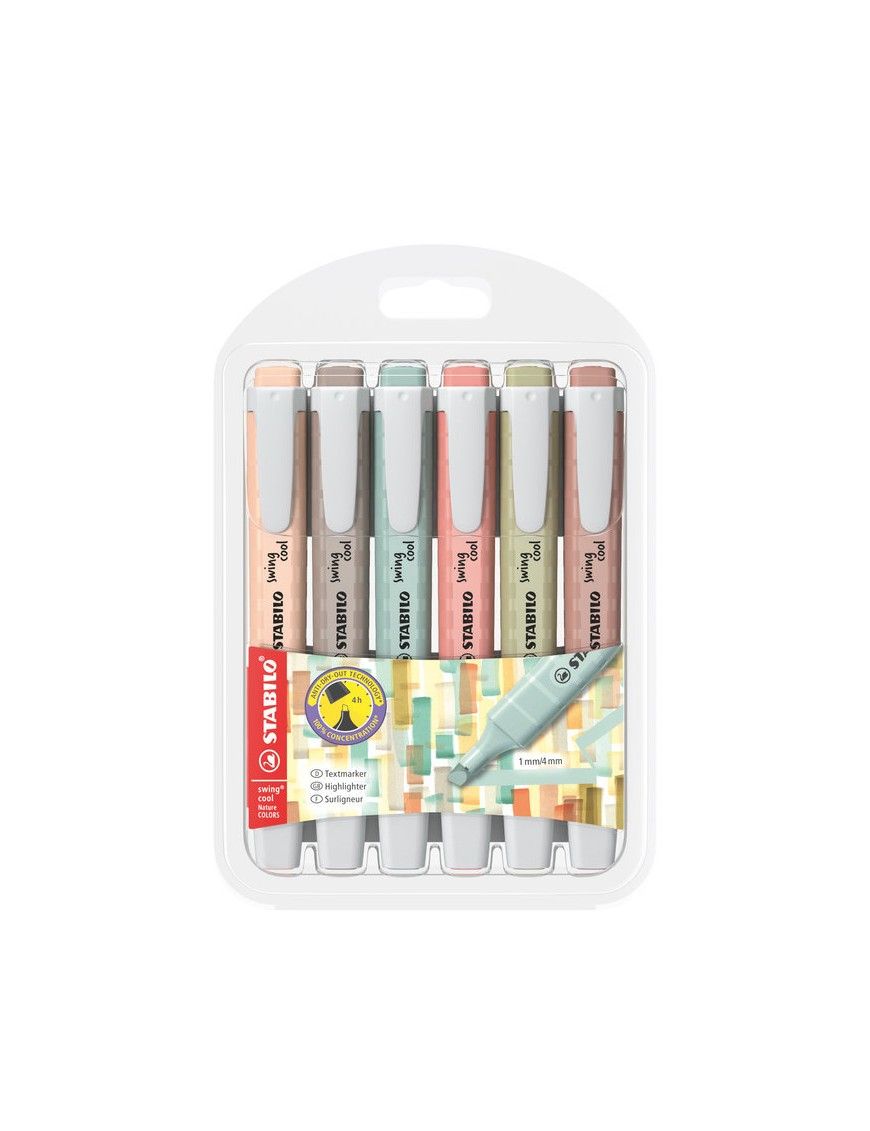 STABILO SWING NATIURE COLOR 6