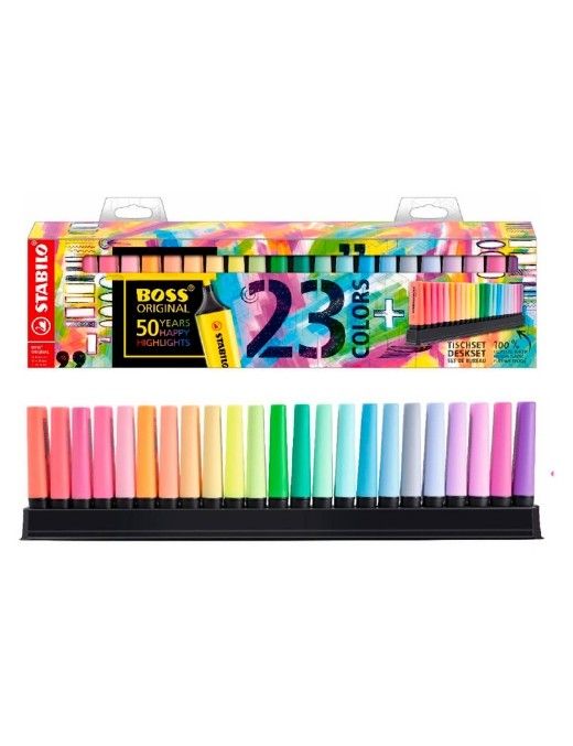 ESTUCHE STABILO BOSS 23 PCS ARTY 7023-1-5-20