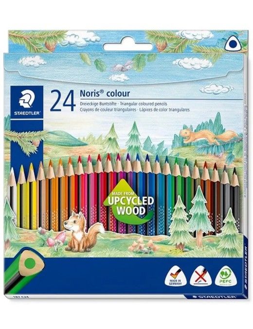 LAPICES DE COLORES SLIM TRIANGULAR 24 COLORES