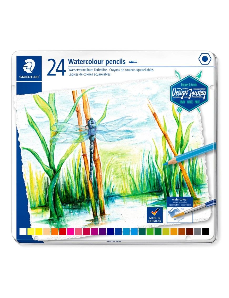 CAJA 24 LAPICES ACUARELABLES STAEDTLER 14610CM24