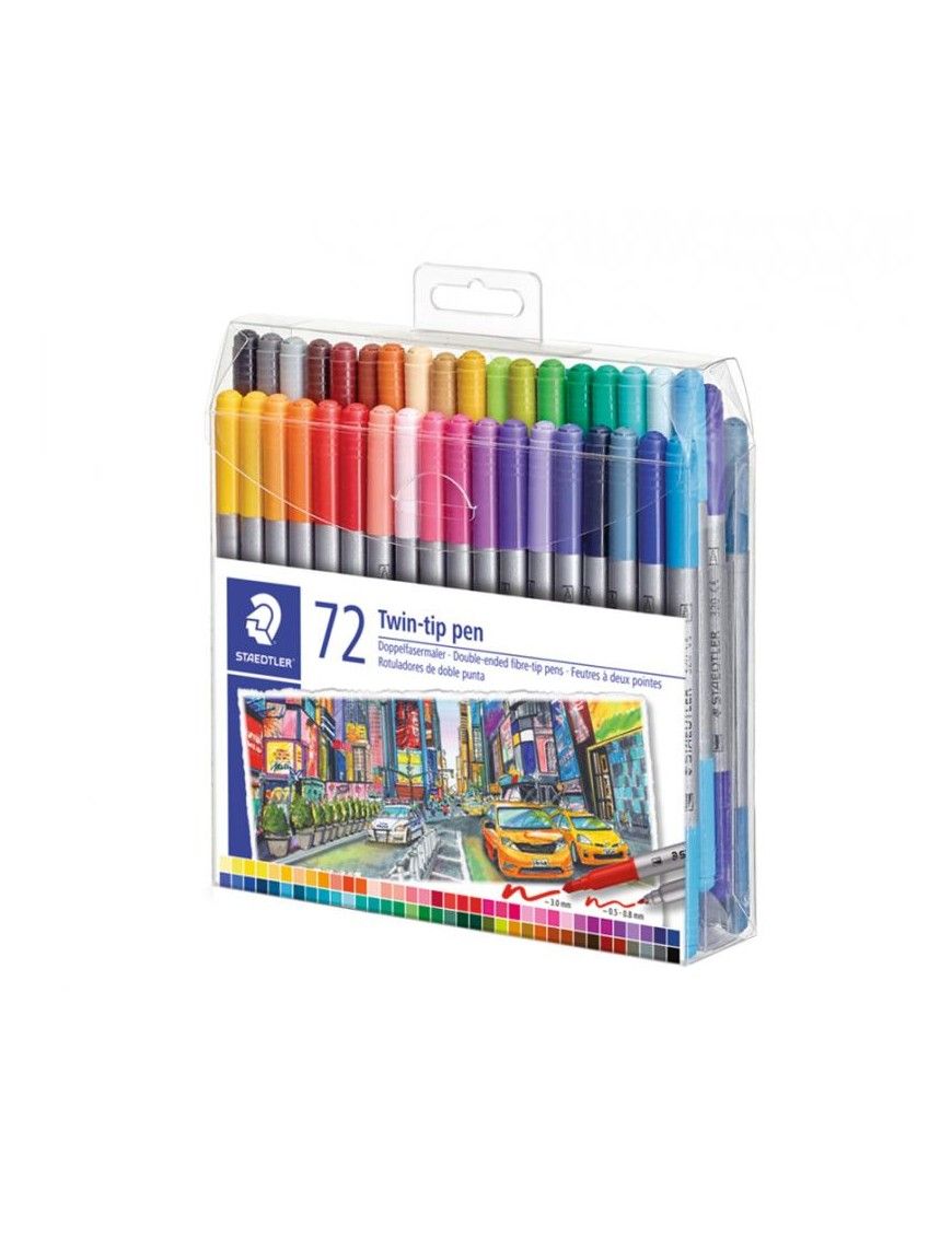 ESTUCHE 72 ROTULADORES STAEDTLER