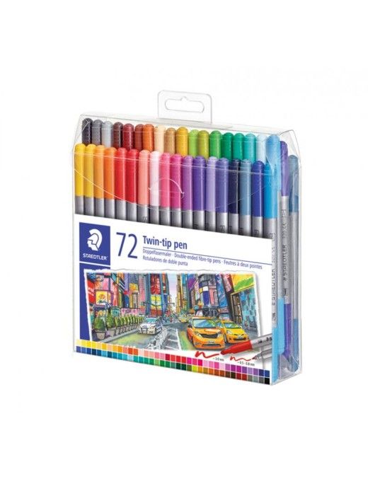ESTUCHE 72 ROTULADORES STAEDTLER