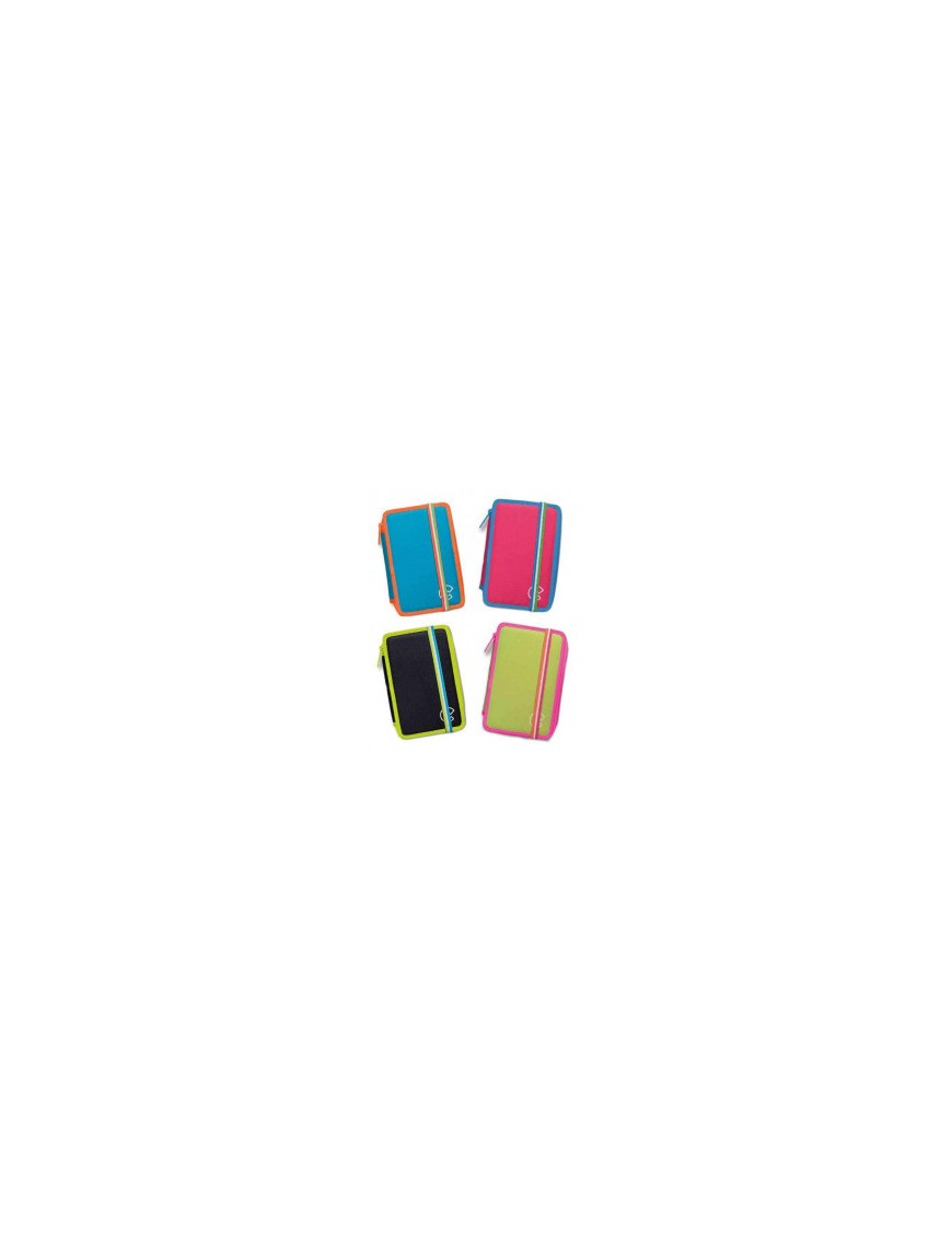 CARIOCA ESTUCHE FLUO 2 CREMALLERAS