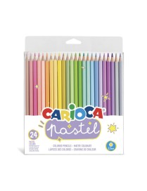 LAPICES BICOLOR PASTEL CARIOCA 24 UDS