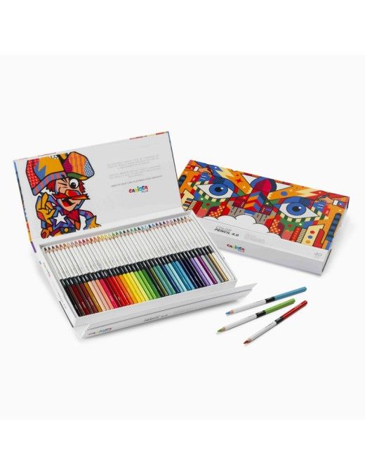 CARIOCA PLUS LAPICES COLORES CAJA 40UDS