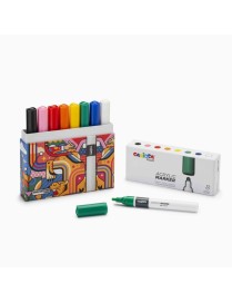 CARIOCA PLUS MARCADOR ACRILICO CAJA 8UDS
