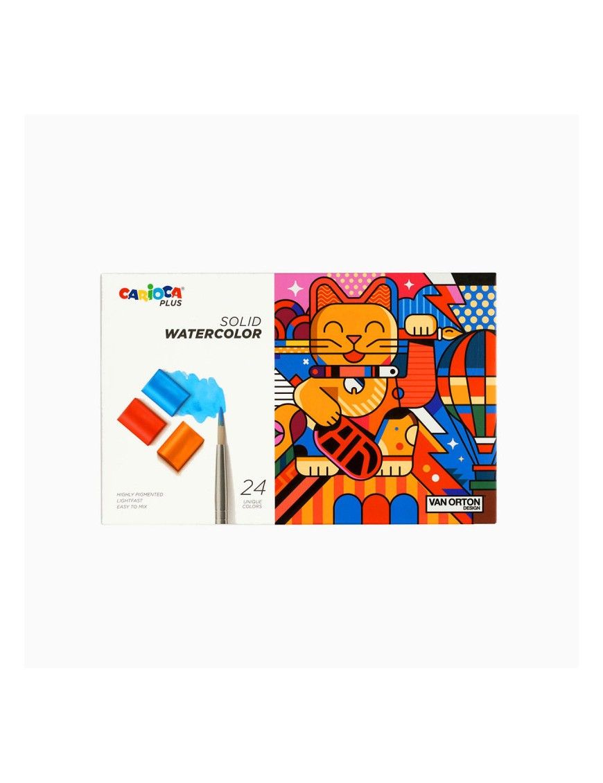 CARIOCA PLUS ACUARELA DE 24