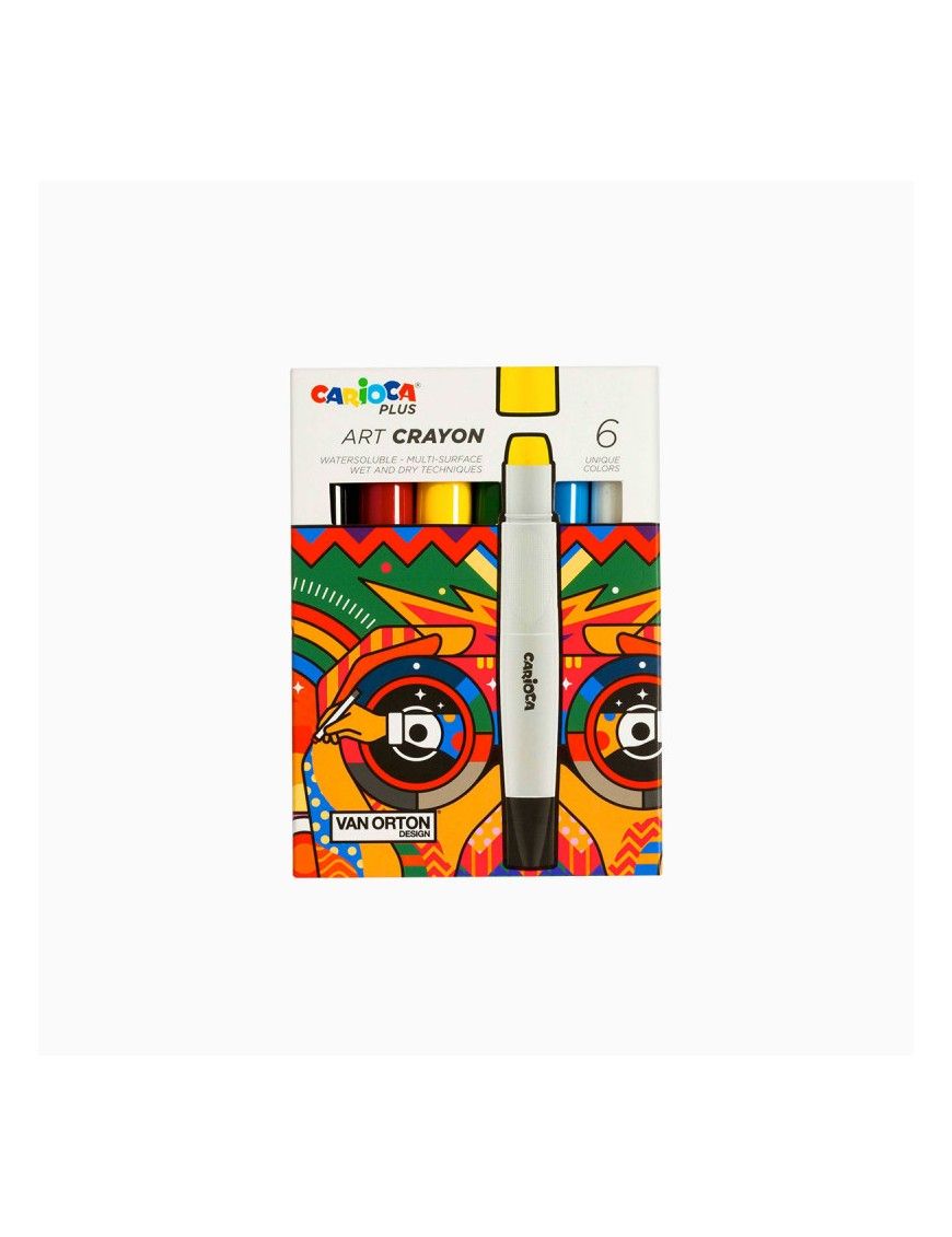 CARIOCA PLUS ART CRAYON 6 UDS