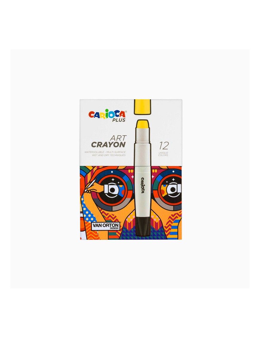 CARIOCA PLUS ART CRAYON 12UDS