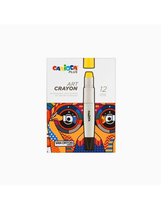 CARIOCA PLUS ART CRAYON 12UDS