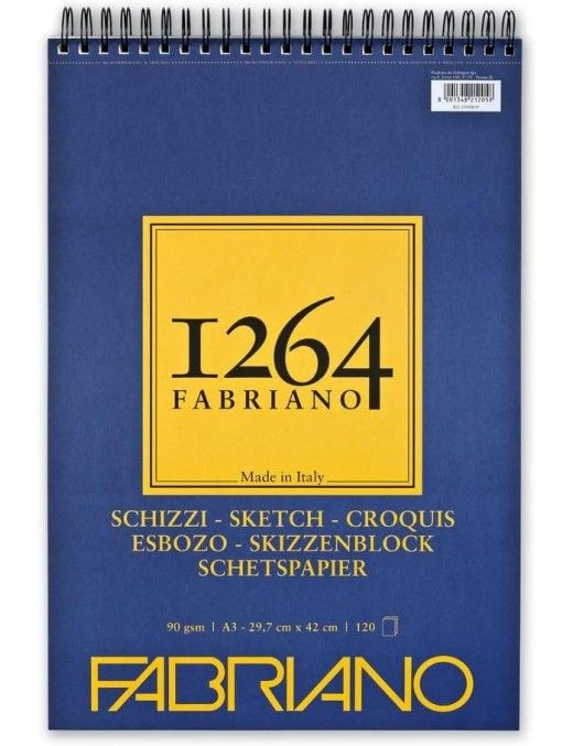 BLOCS DIBUJO F-1264 Croquis 90G A3, 120's-ESP