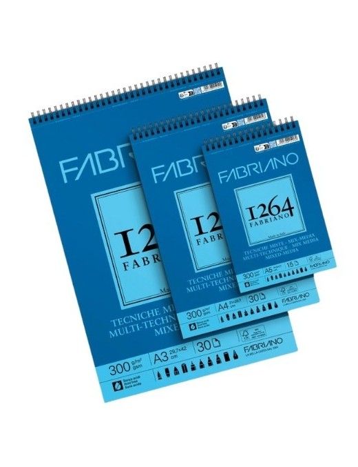 BLOCS DIBUJO 1264 MIXED MEDIA A4 300G SPI. 30SH