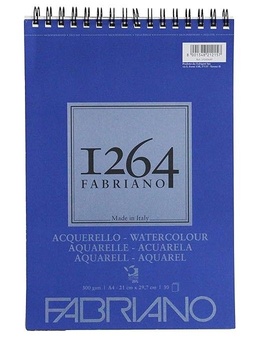 BLOCS DIDUJO Acuarela algodón 300G A4, 30's-ESP