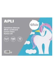 BLOC CARTULINA BLANCAS 32X24 10 HOJAS