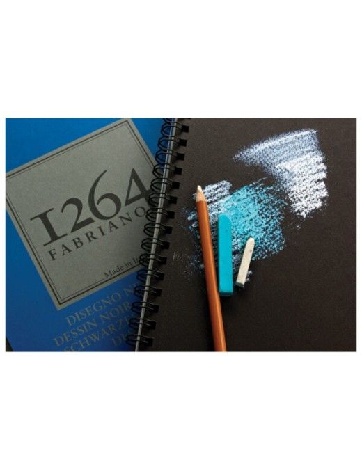 BLOCS DIBUJO F-1264 Black 200G A3, 40's-ESP