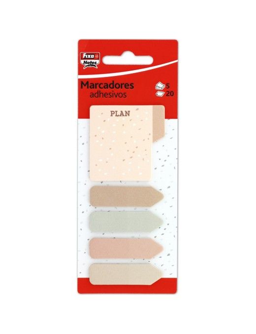 MARCADORES BANDERITAS COLORES SURTIDOS FIXO