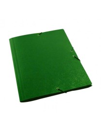 CARPETA GOMAS SOLAPAS FOLIO GOFRADO Nº8 VERDE