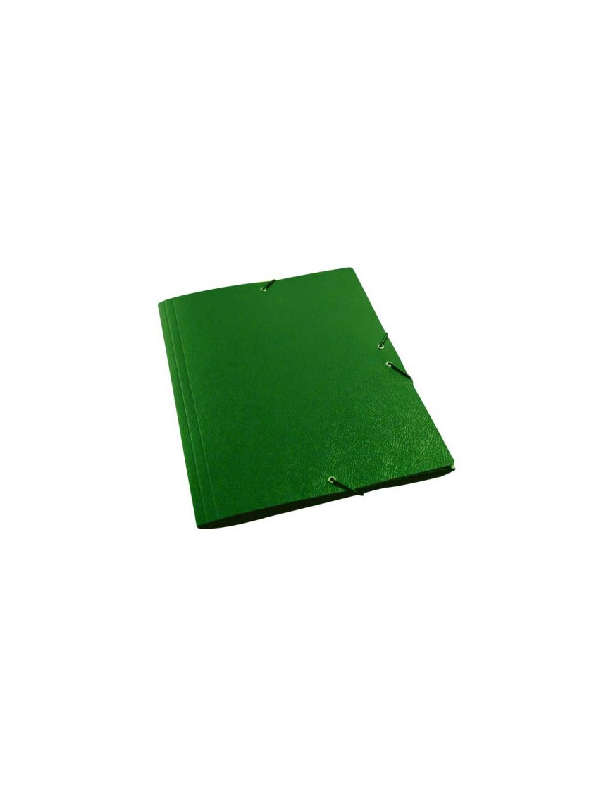CARPETA GOMAS SOLAPAS FOLIO GOFRADO Nº8 VERDE
