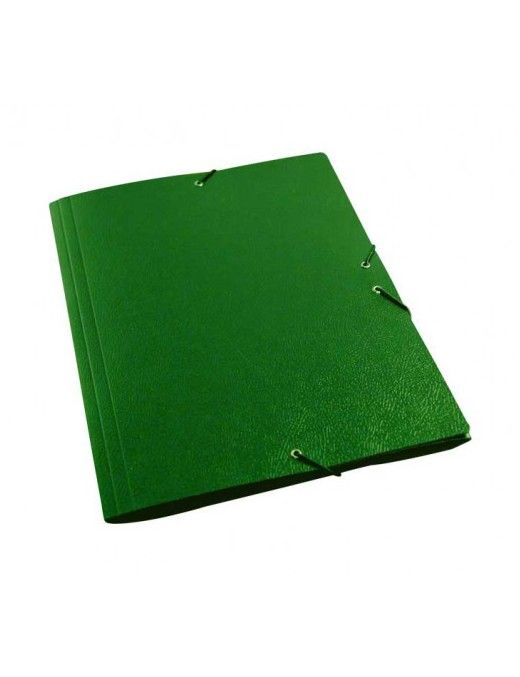 CARPETA GOMAS SOLAPAS FOLIO GOFRADO Nº8 VERDE