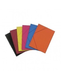 CARPETA GOMAS SOLAPAS PVC SARO Fº COL. STDOS.