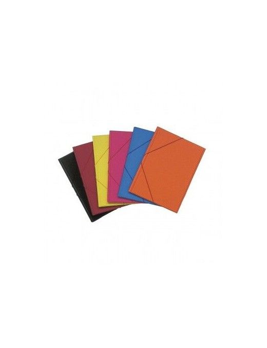 CARPETA GOMAS SOLAPAS PVC SARO Fº COL. STDOS.