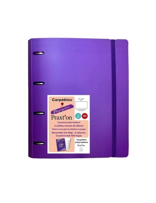 CARPEBLOC PRAXTON 7 COLORES P.P + RECAMBIO COLOR