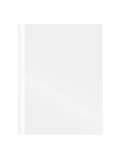 FUNDA FOLIO MULTITALADRO 90% RECICLADA CRISTAL