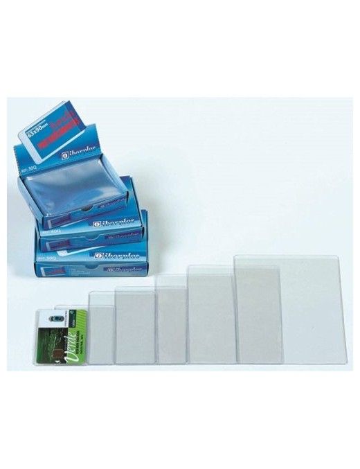 FUNDA CRISTRAL PVC 150 MICRAS 63X90 MM. IBERPLAS