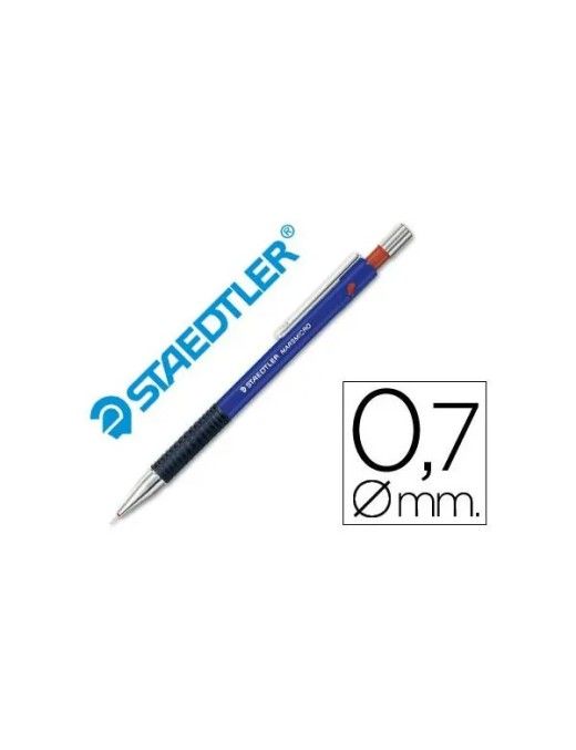 PORTAMINAS RESINA STEDTLER AZUL 0.7 MM
