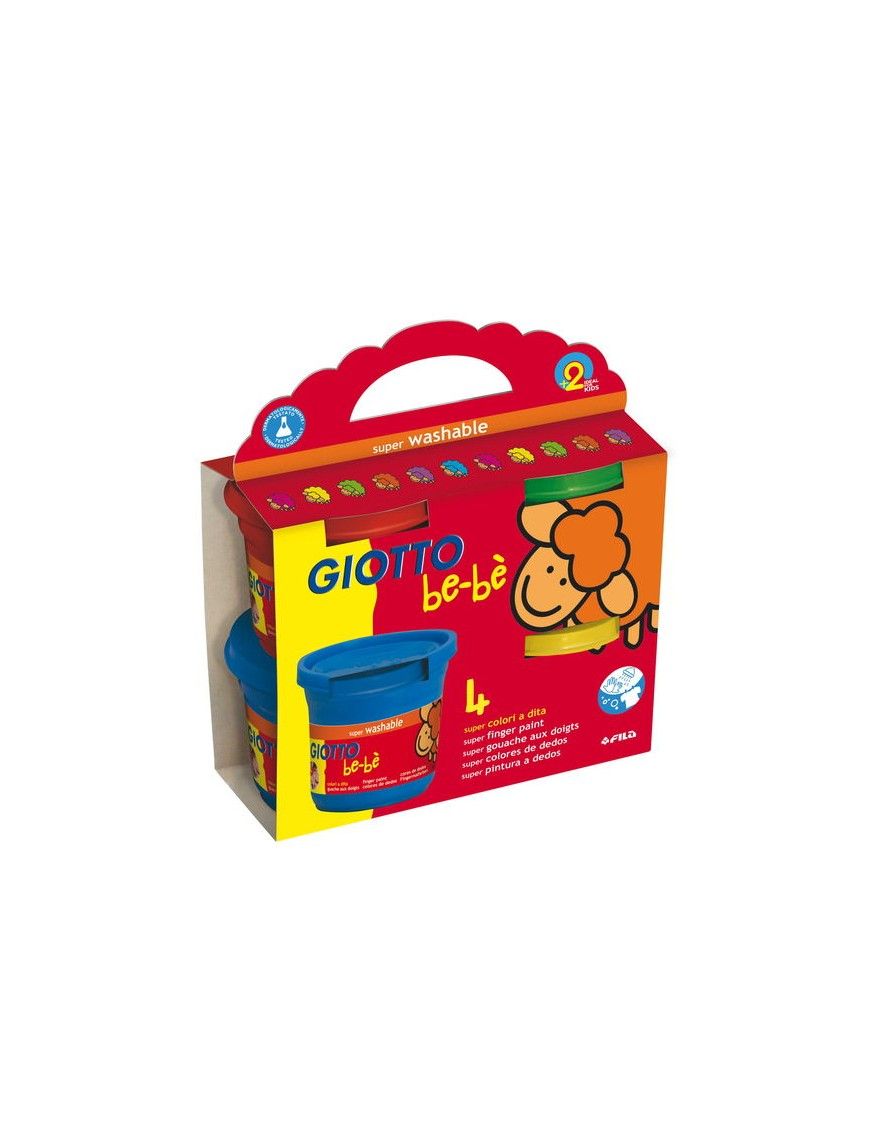 GIOTTO BEBE SET 4 PINTURA DEDOS