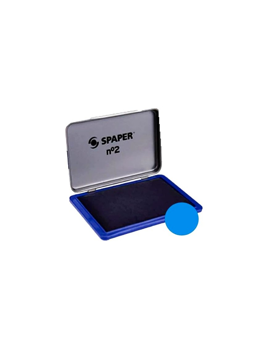 TAMPON Nº 2 AZUL C/ METAL PRAXTON