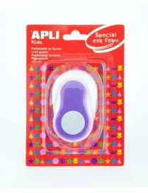 APLI PERFORADORA GOMA EVA FORMA FIGURA REDONDA