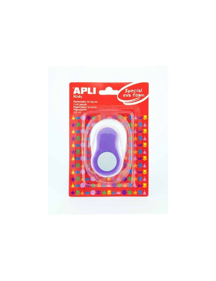 APLI PERFORADORA GOMA EVA FORMA FIGURA REDONDA