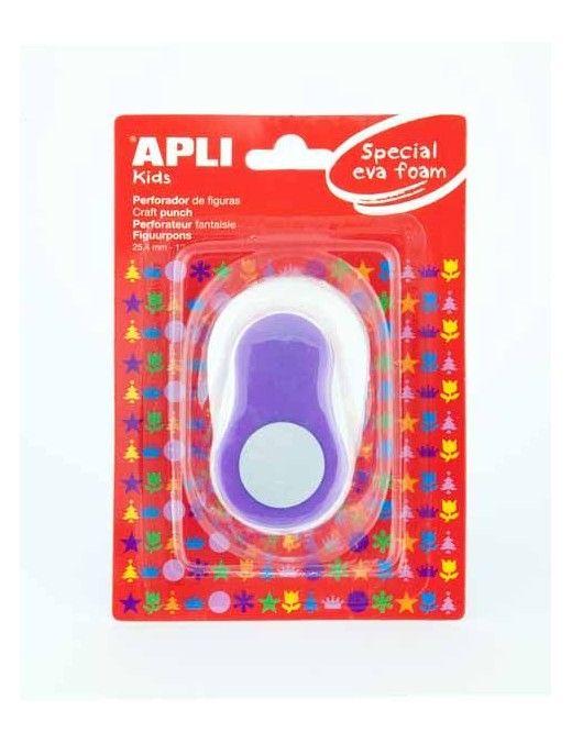 APLI PERFORADORA GOMA EVA FORMA FIGURA REDONDA