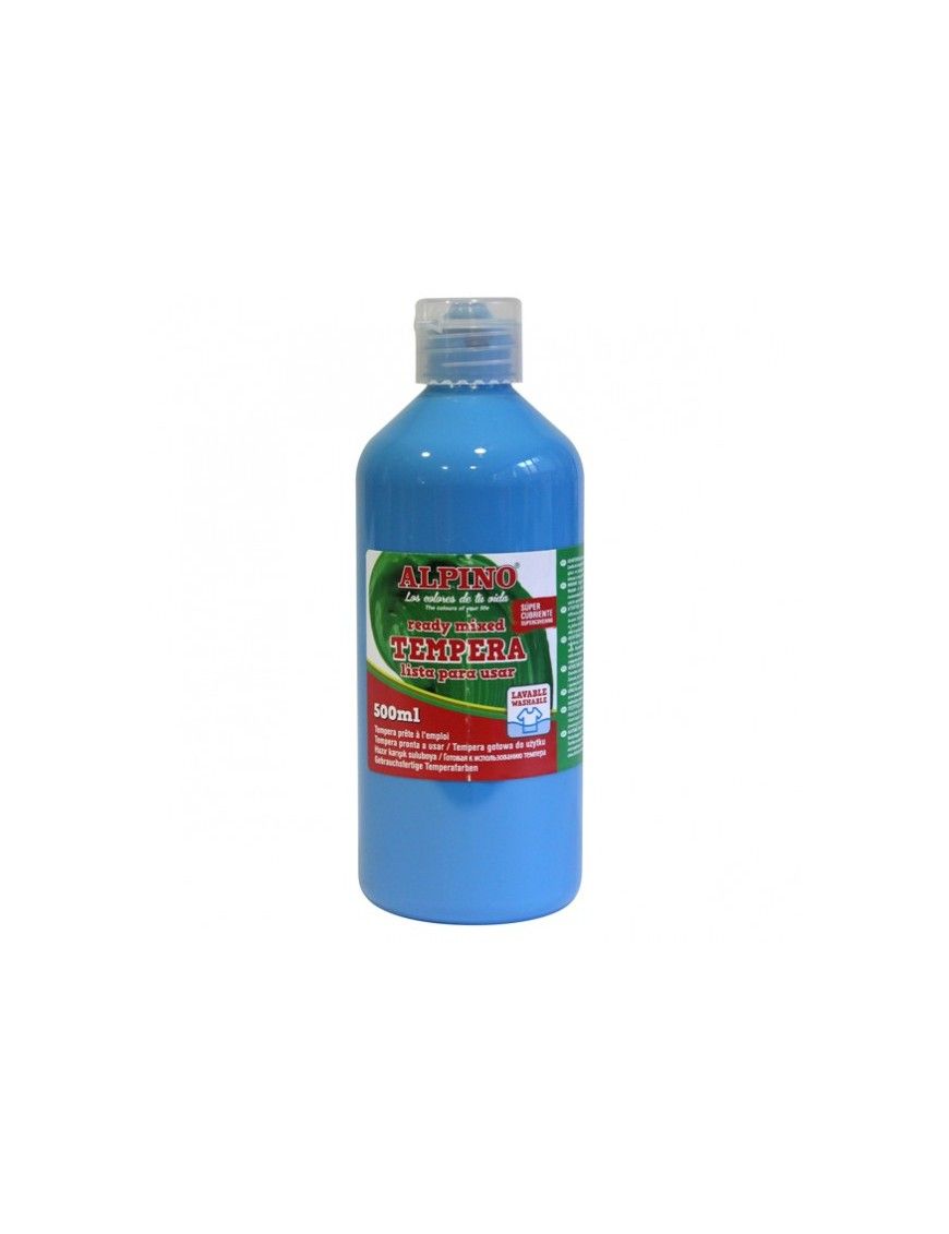 TEMPERA ALPINO 500 ML. AZUL CIAN