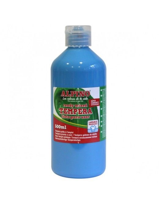TEMPERA ALPINO 500 ML. AZUL CIAN
