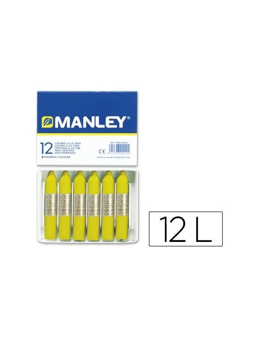MANLEY CERAS Nº 5 AMARILLAS OSCURAS (12 U.)