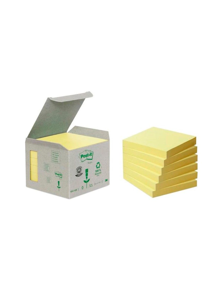 PACK 6 POS IT RECICLADOS 76X76