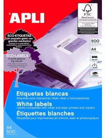 CAJA ETIQUETAS APLI 105X42,4 500 HOJAS