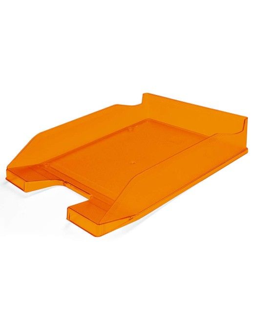 BANDEJA CRISTAL NARANJA 741