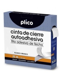 JUEGO VELCRO 25 METROS X 2CM BLANCO PLICO