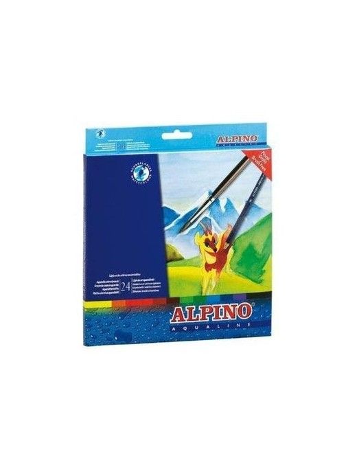 LAPICES COLOR ALPINO AQUALINE 24 UDS
