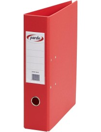ARCHIVADOR PARDO FOLIO ROJO 2450