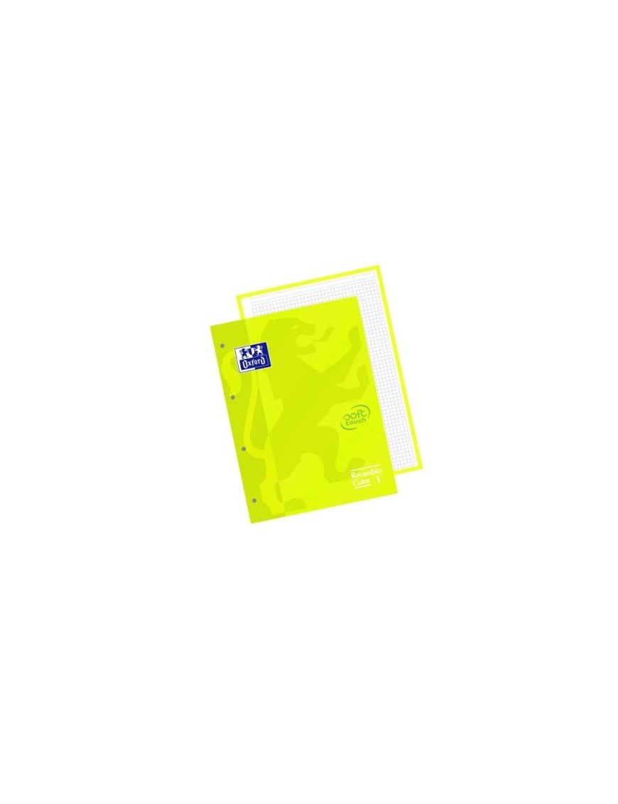 RECAMBIO OXFORD COLORES CON TAPA 4 TAL