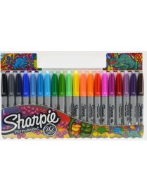SHARPIE BLISTER 20 ROTULADORES PUNTA FINA MANDALA