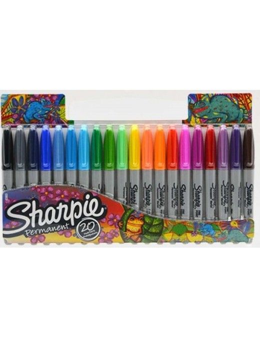 SHARPIE BLISTER 20 ROTULADORES PUNTA FINA MANDALA